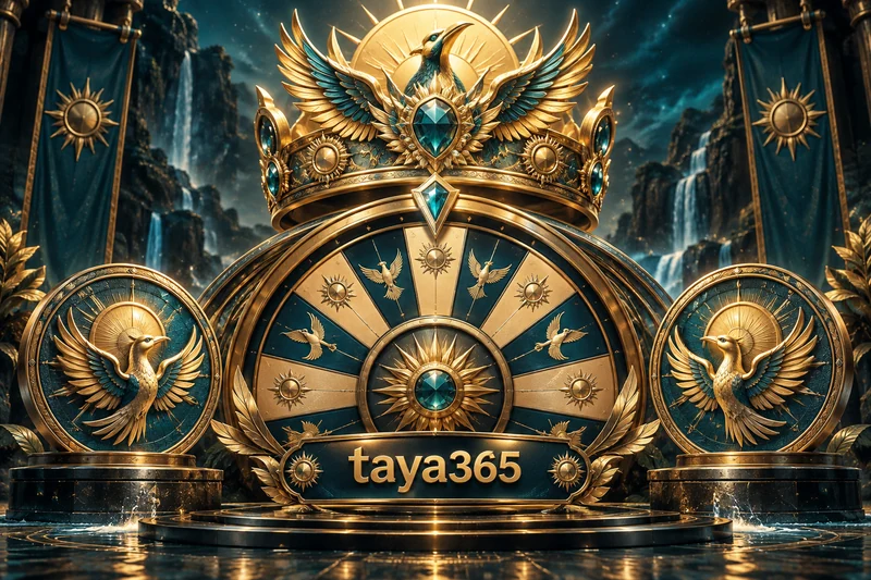taya365 — orihinal na jackpot casino game concept art sa deep teal and warm champagne